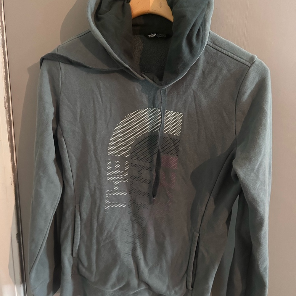 The North Face Charcoal Black Fleece-Lined Hoodie